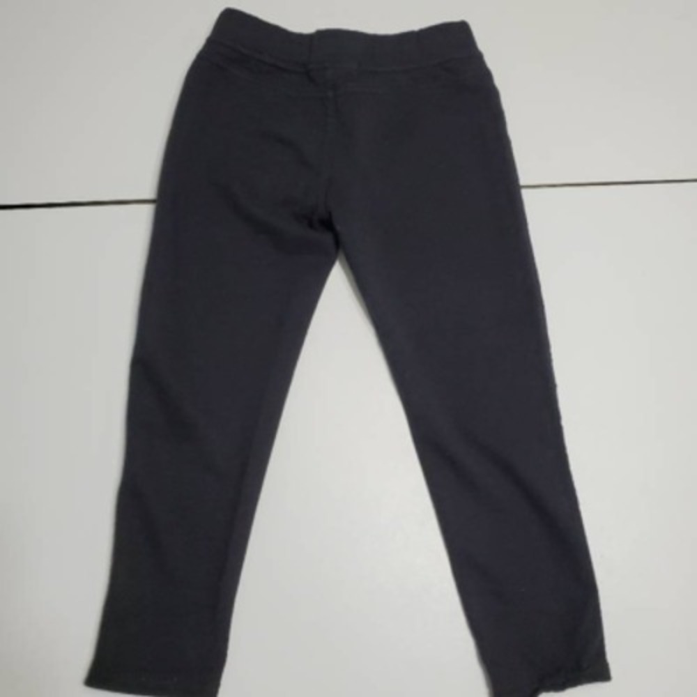 Colette Lilly Girls Leggings Black Stretch Elastic Waist Pockets Pull On L 6X